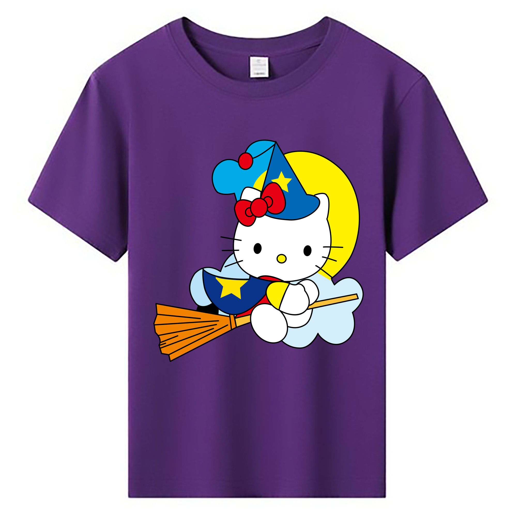 （画像用） Hello Kitty ハローキティ 綿100％キッズTシャツ（フロントプリント）