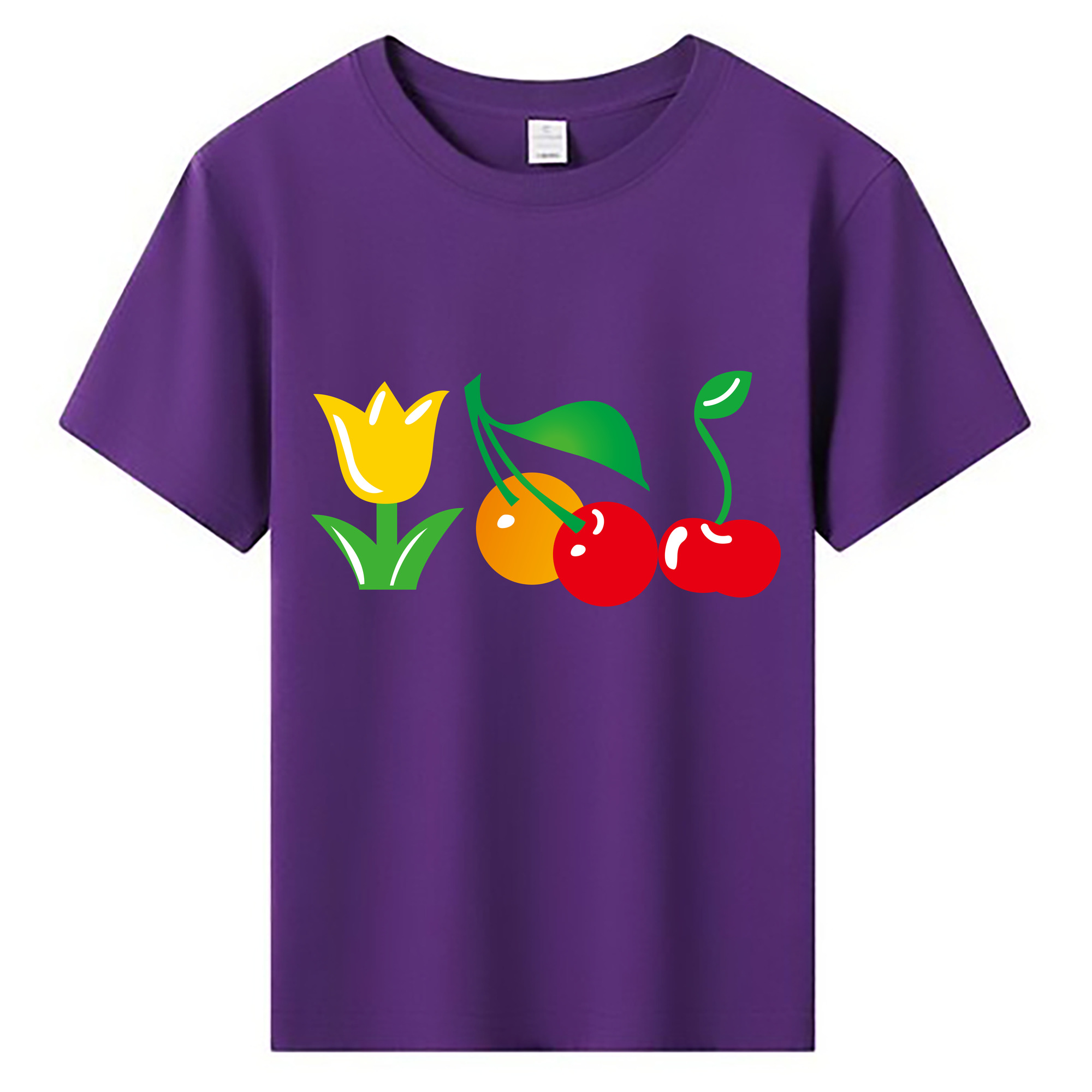 （画像用） Hello Kitty ハローキティ 綿100％キッズTシャツ（フロントプリント）