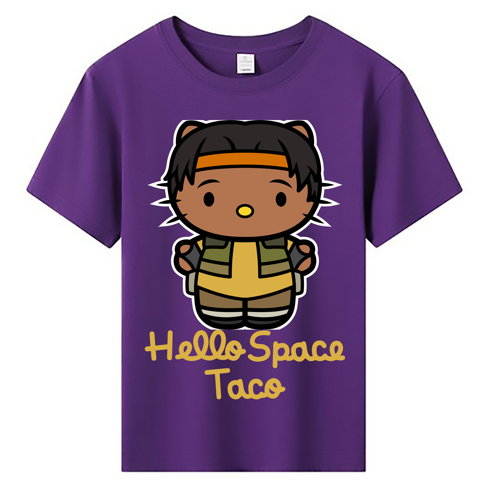 （画像用） Hello Kitty ハローキティ 綿100％キッズTシャツ（フロントプリント）