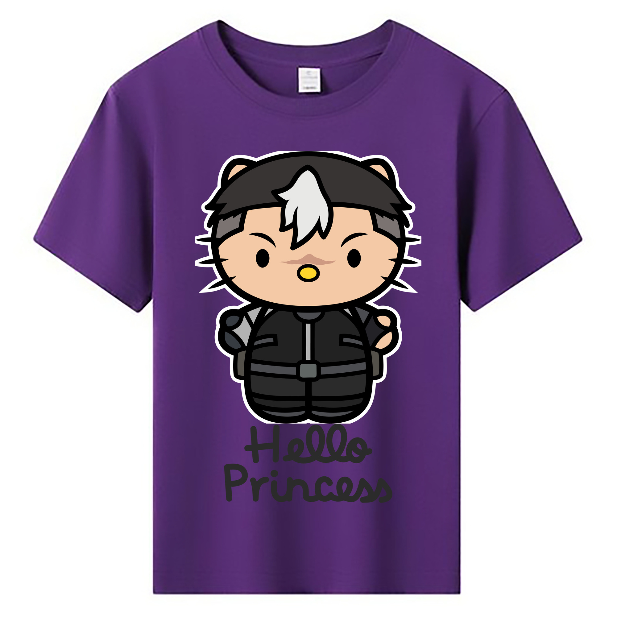（画像用） Hello Kitty ハローキティ 綿100％キッズTシャツ（フロントプリント）