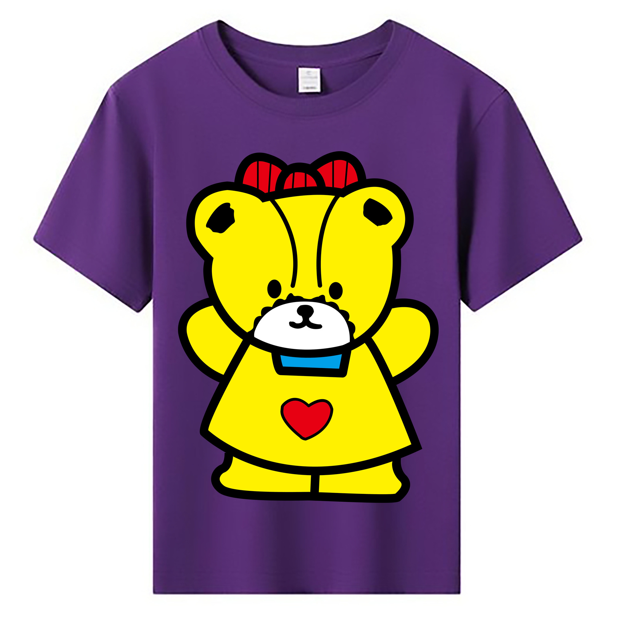 （画像用） Hello Kitty ハローキティ 綿100％キッズTシャツ（フロントプリント）