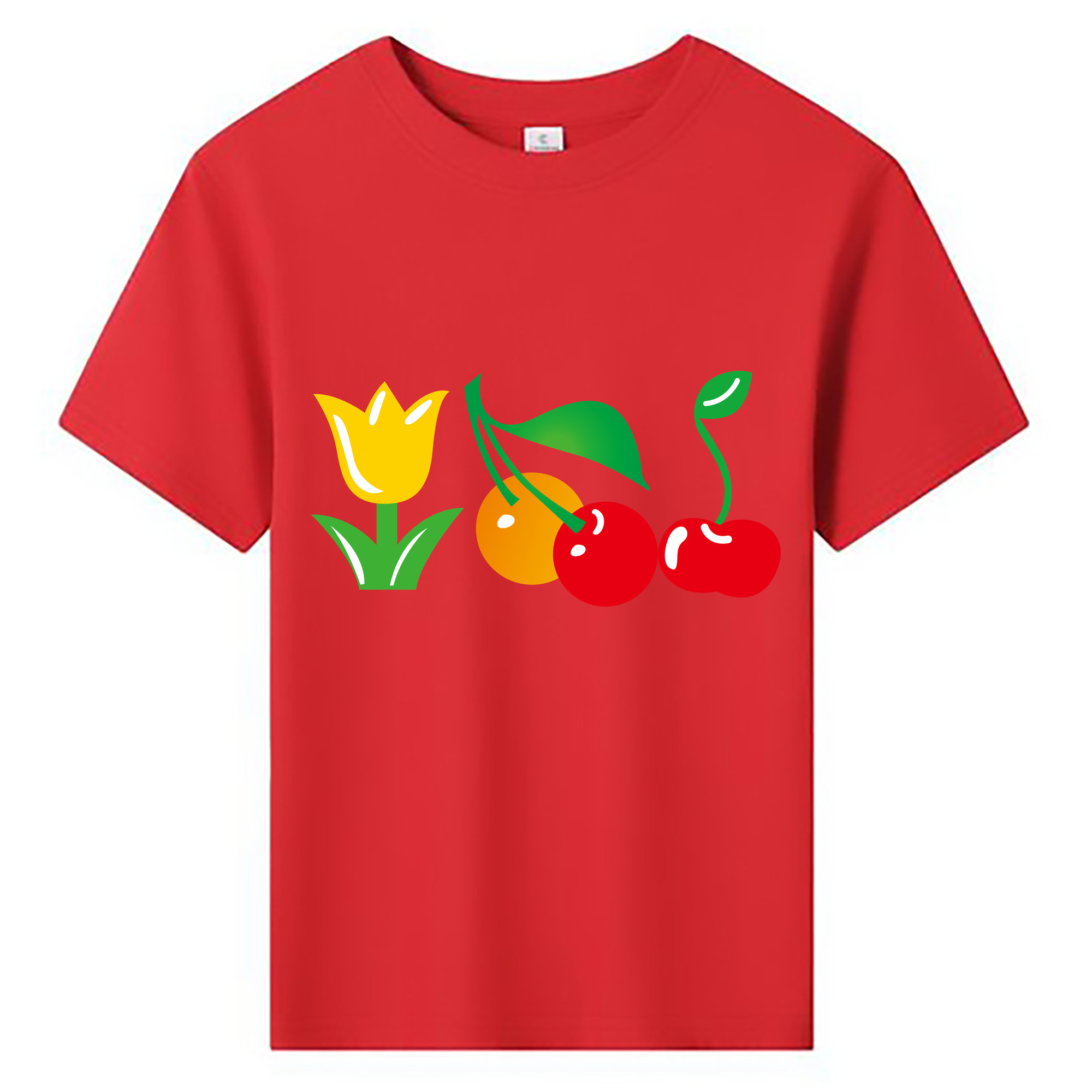 （画像用） Hello Kitty ハローキティ 綿100％キッズTシャツ（フロントプリント）