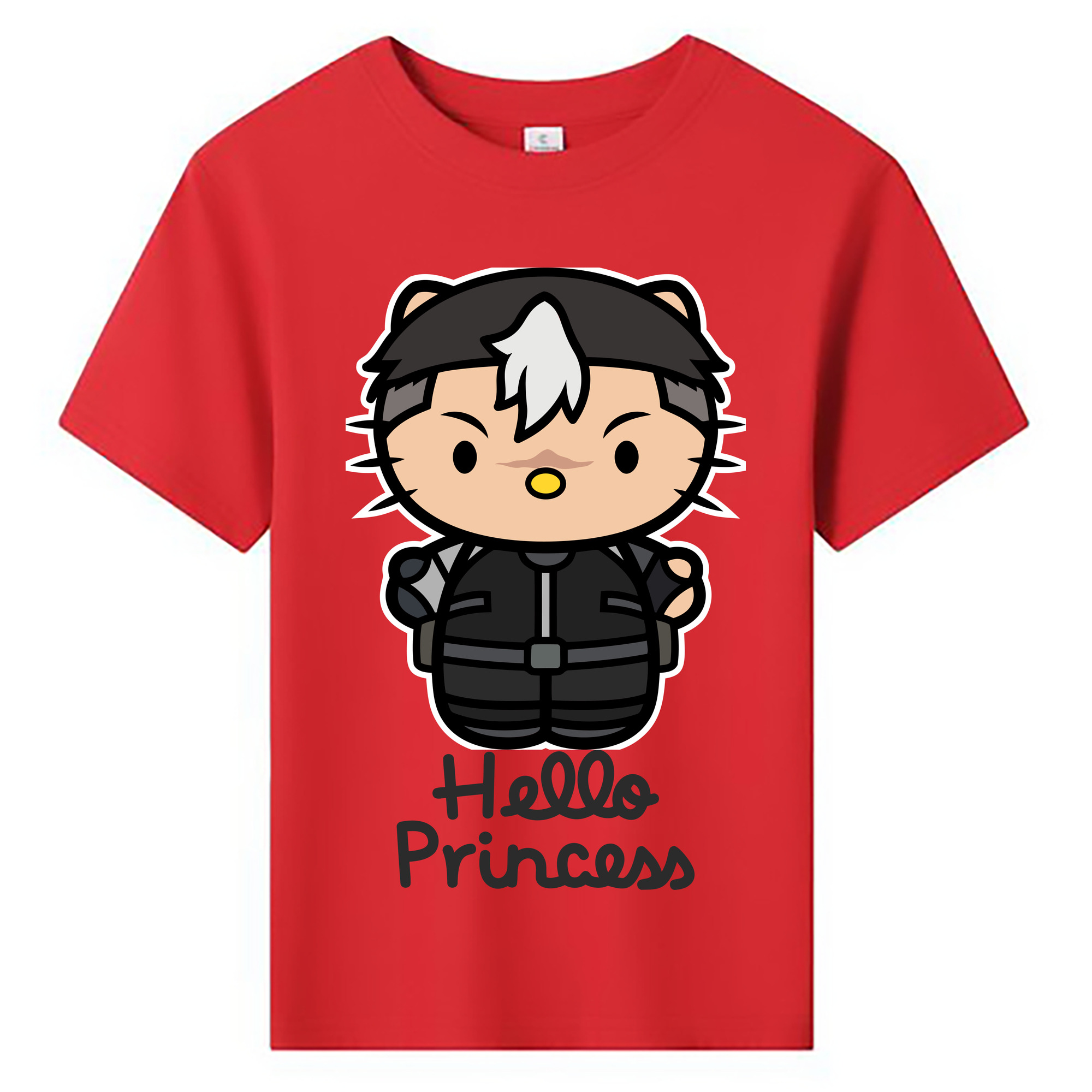 （画像用） Hello Kitty ハローキティ 綿100％キッズTシャツ（フロントプリント）