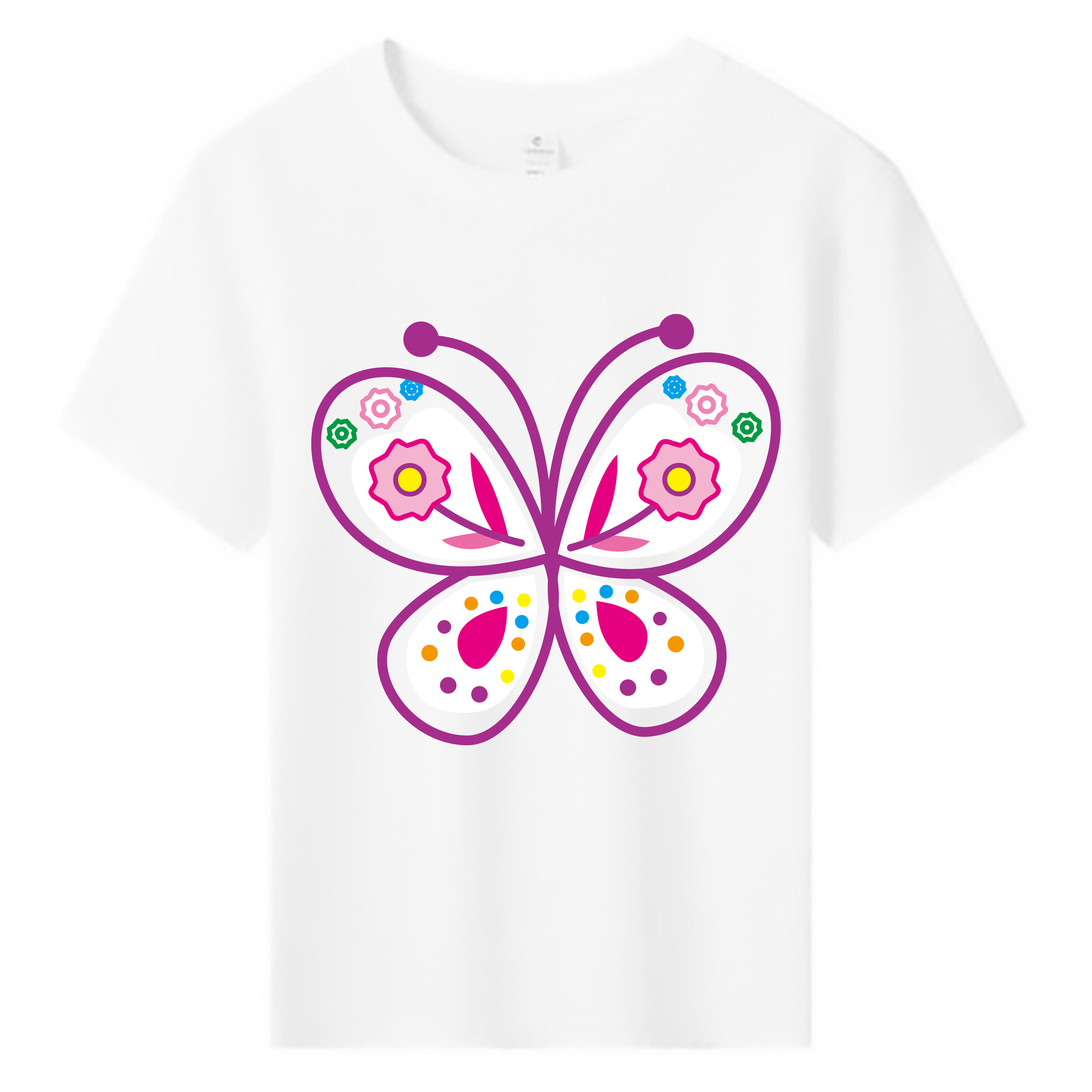 （画像用） Hello Kitty ハローキティ 綿100％キッズTシャツ（フロントプリント）
