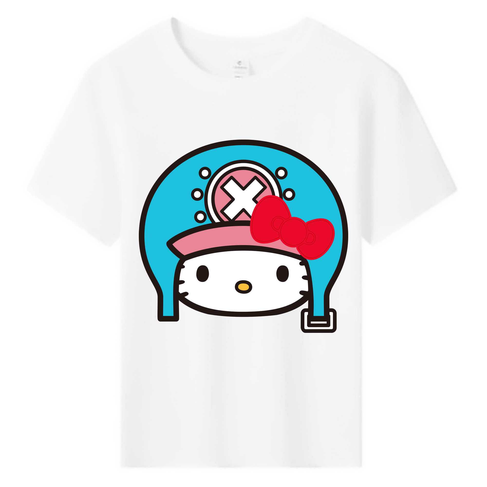 （画像用） Hello Kitty ハローキティ 綿100％キッズTシャツ（フロントプリント）