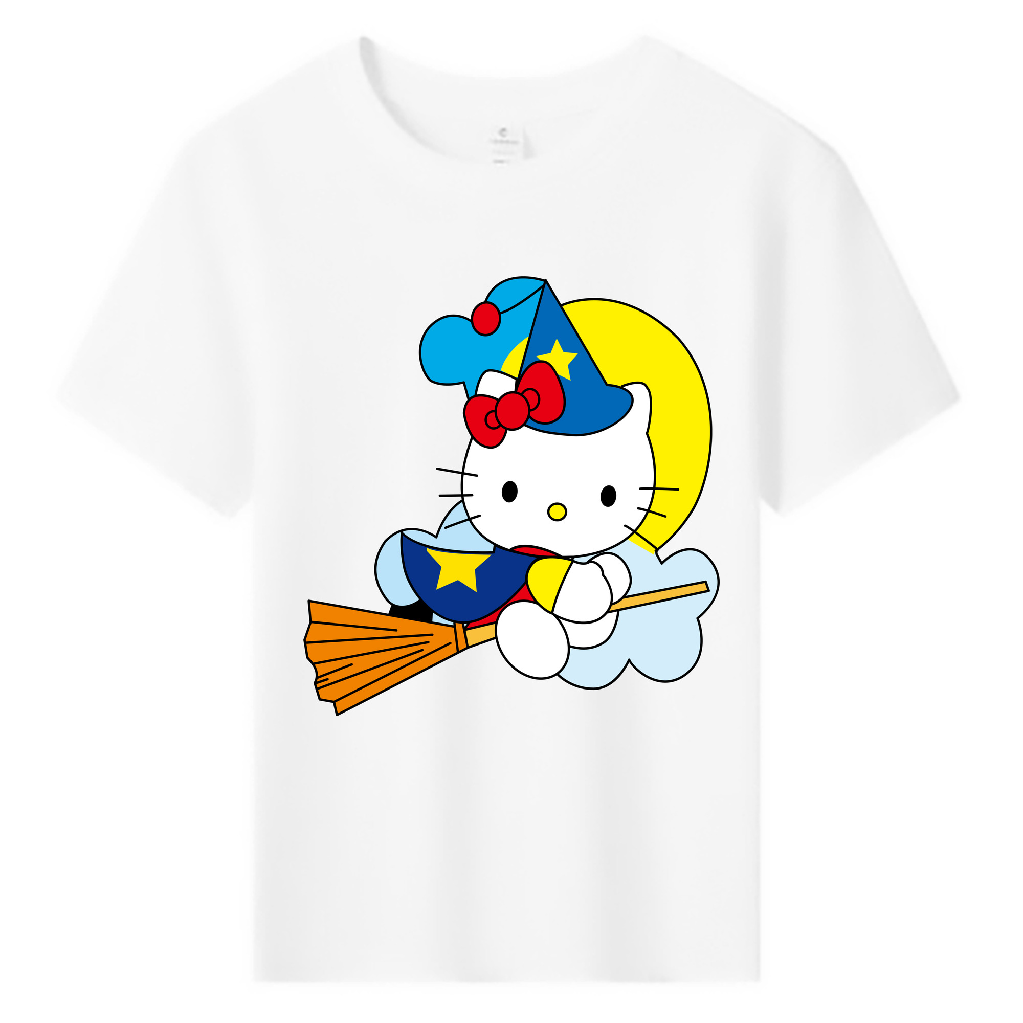 （画像用） Hello Kitty ハローキティ 綿100％キッズTシャツ（フロントプリント）