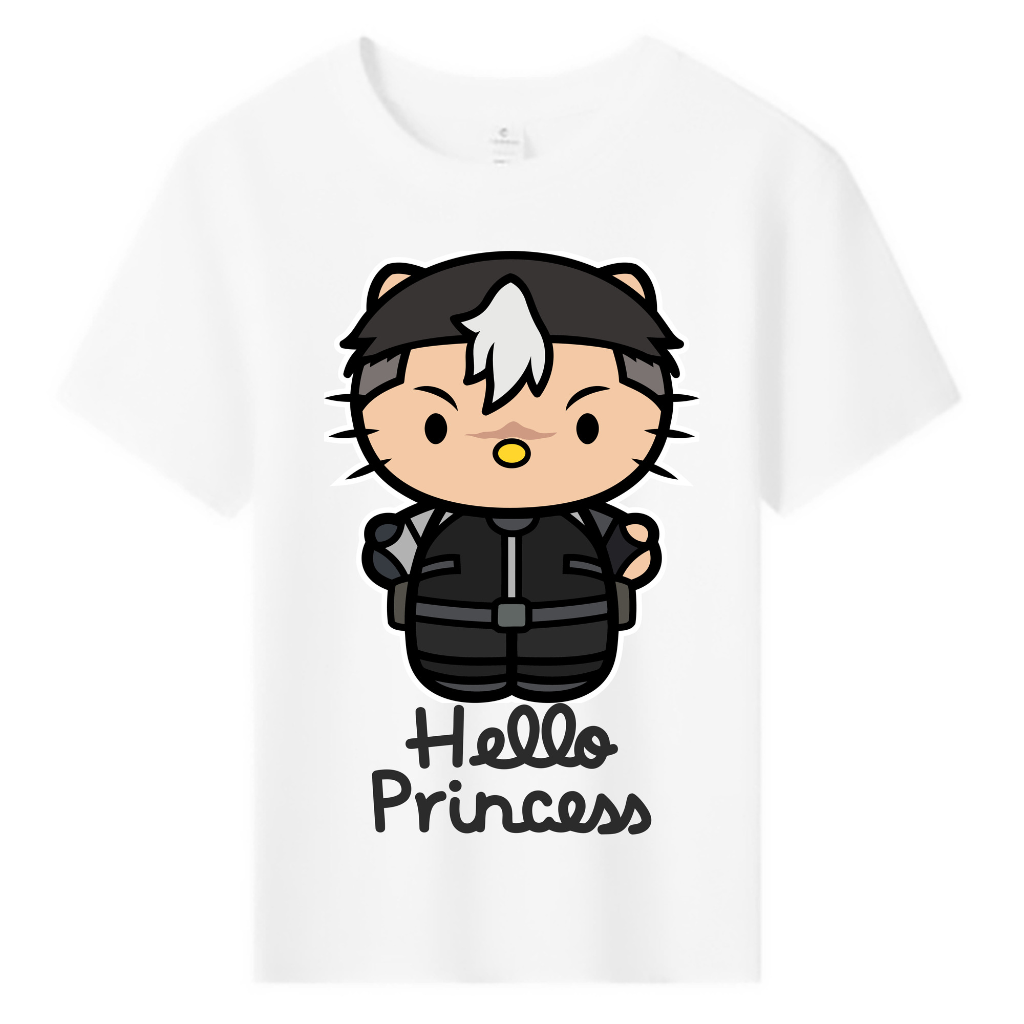 （画像用） Hello Kitty ハローキティ 綿100％キッズTシャツ（フロントプリント）