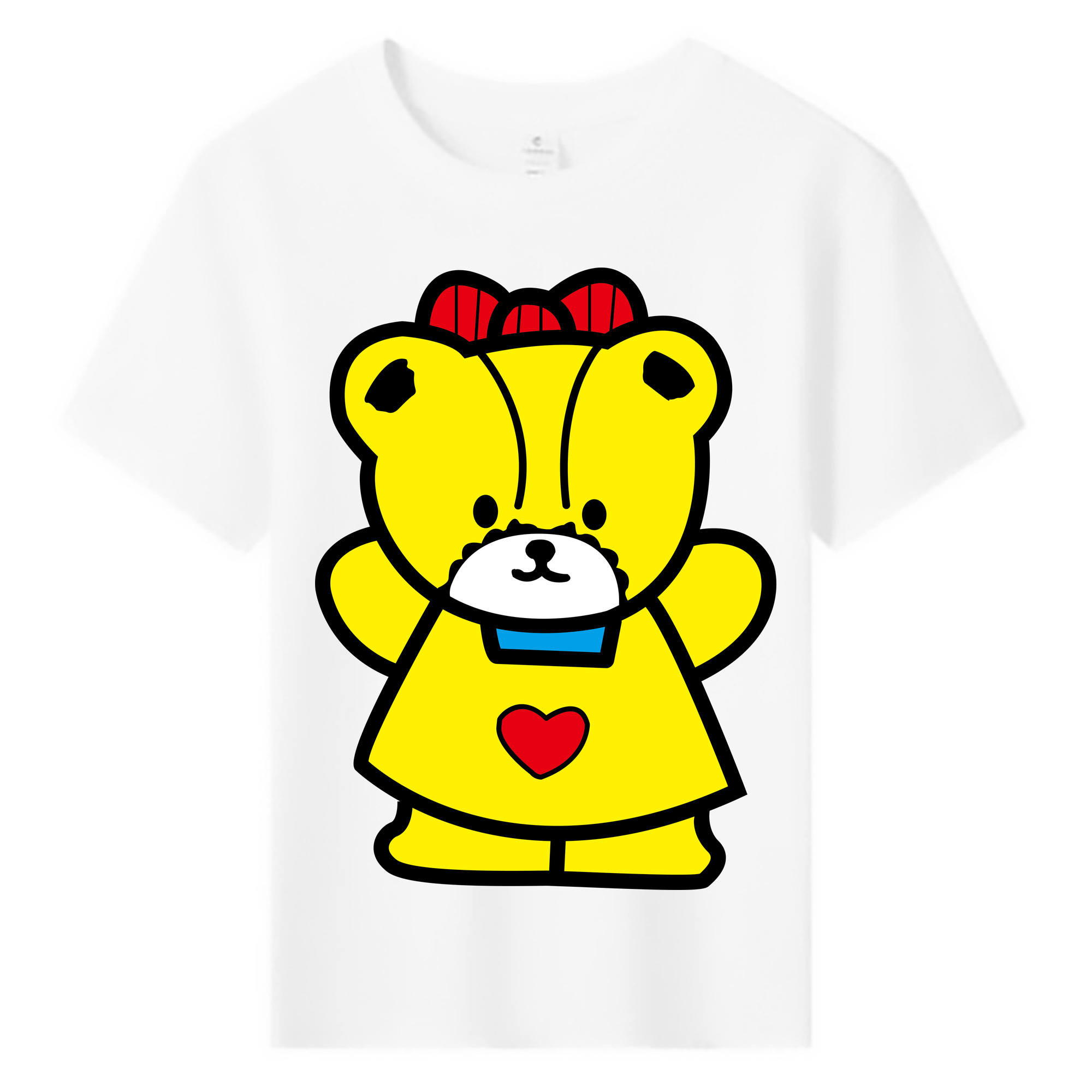 （画像用） Hello Kitty ハローキティ 綿100％キッズTシャツ（フロントプリント）
