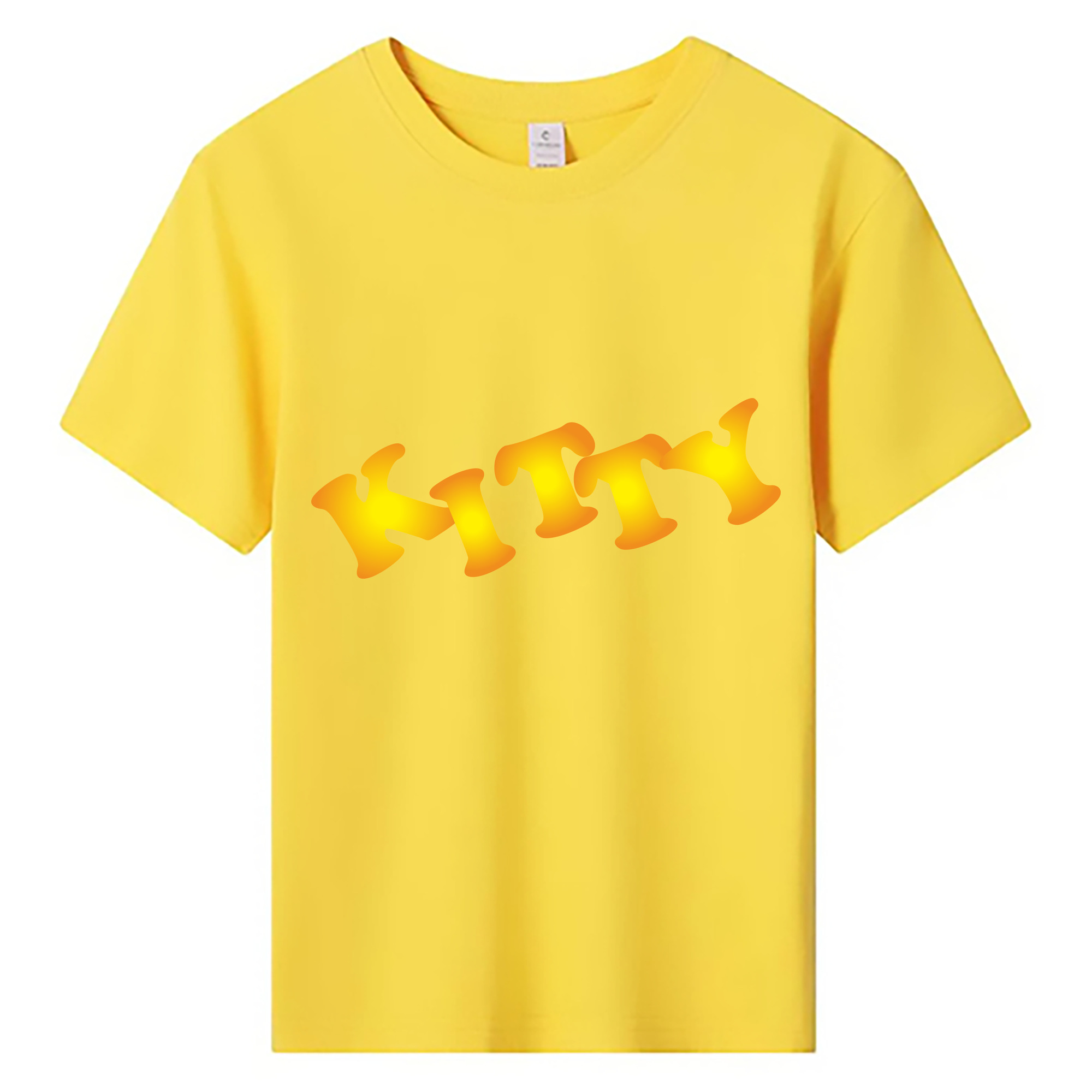 （画像用） Hello Kitty ハローキティ 綿100％キッズTシャツ（フロントプリント）