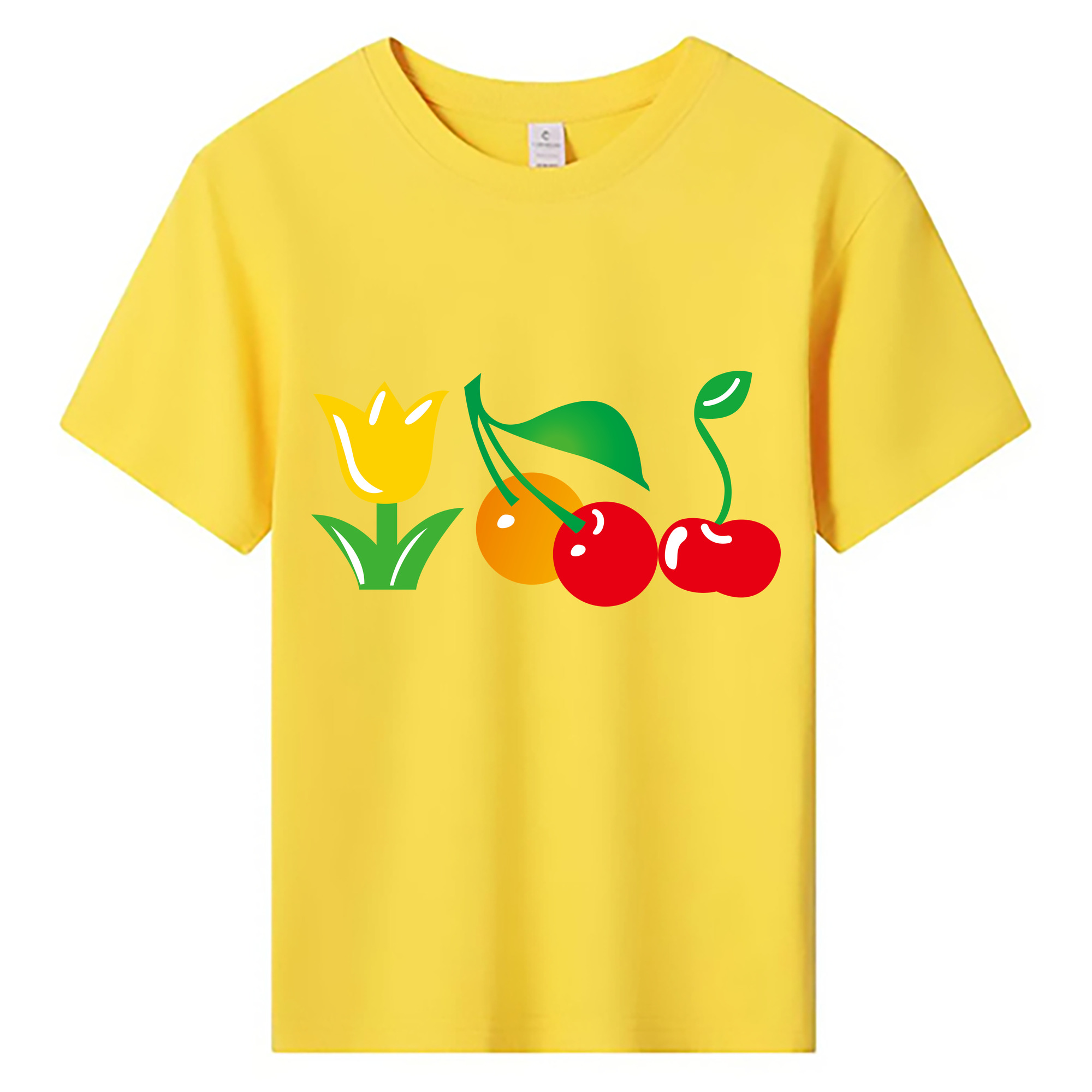 （画像用） Hello Kitty ハローキティ 綿100％キッズTシャツ（フロントプリント）