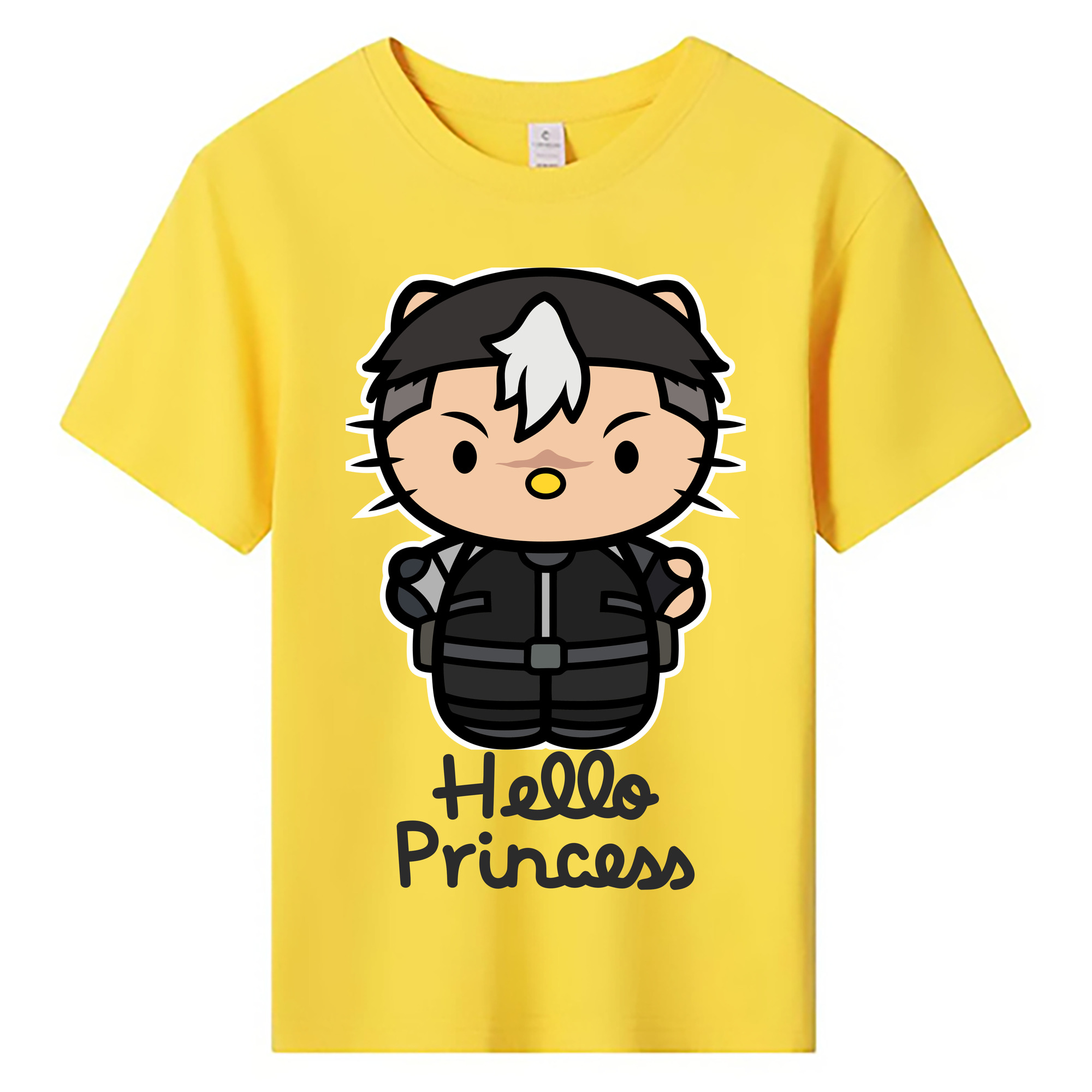 （画像用） Hello Kitty ハローキティ 綿100％キッズTシャツ（フロントプリント）