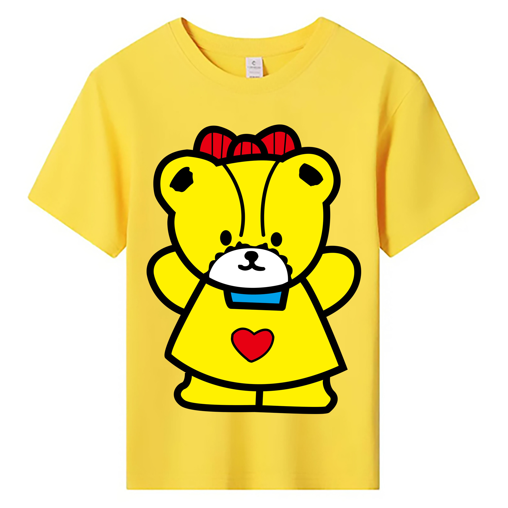 （画像用） Hello Kitty ハローキティ 綿100％キッズTシャツ（フロントプリント）