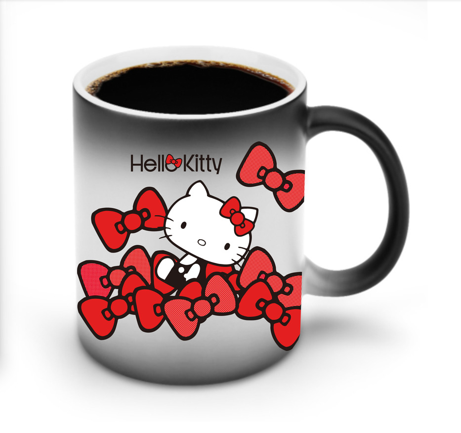 （画像用） Hello Kitty ハローキティ 温度変色マグカップ