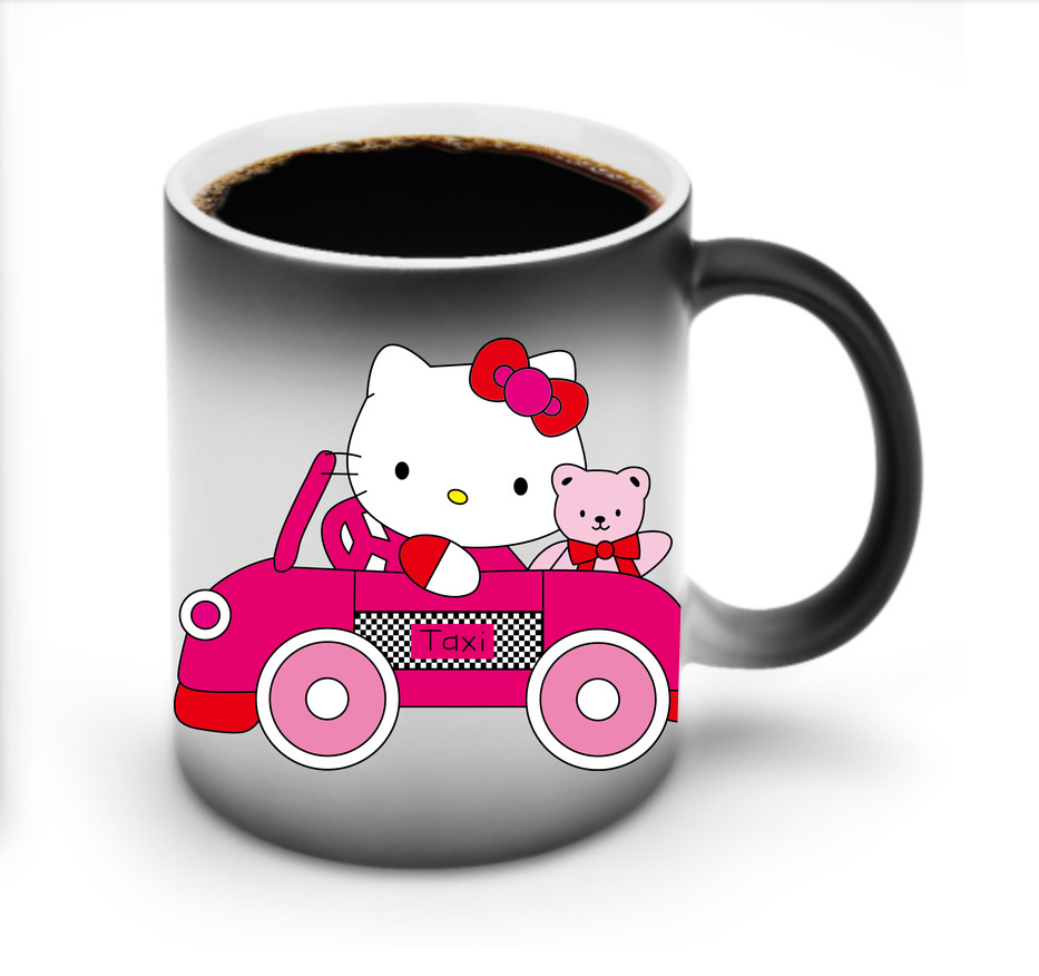 （画像用） Hello Kitty ハローキティ 温度変色マグカップ
