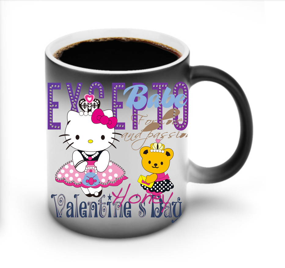 （画像用） Hello Kitty ハローキティ 温度変色マグカップ