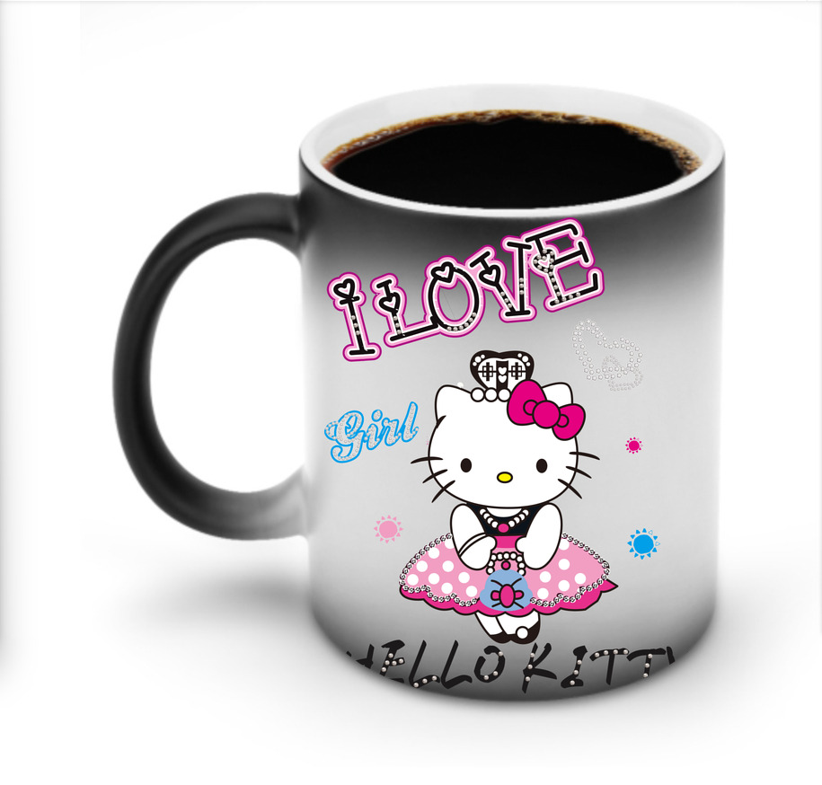 （画像用） Hello Kitty ハローキティ 温度変色マグカップ