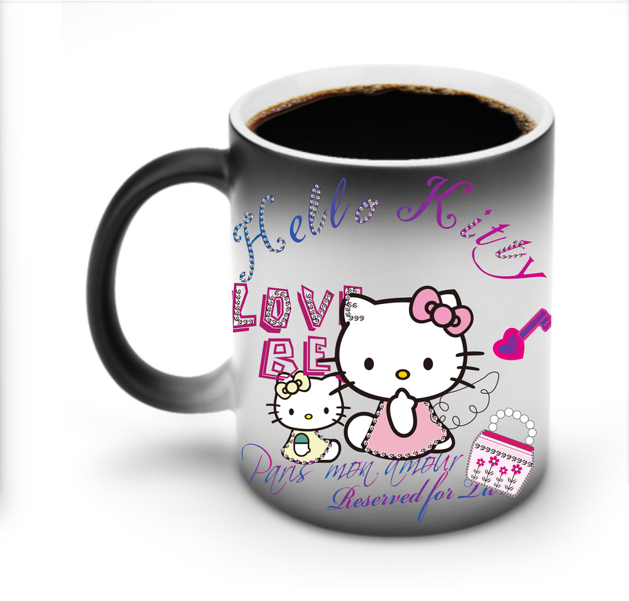 （画像用） Hello Kitty ハローキティ 温度変色マグカップ