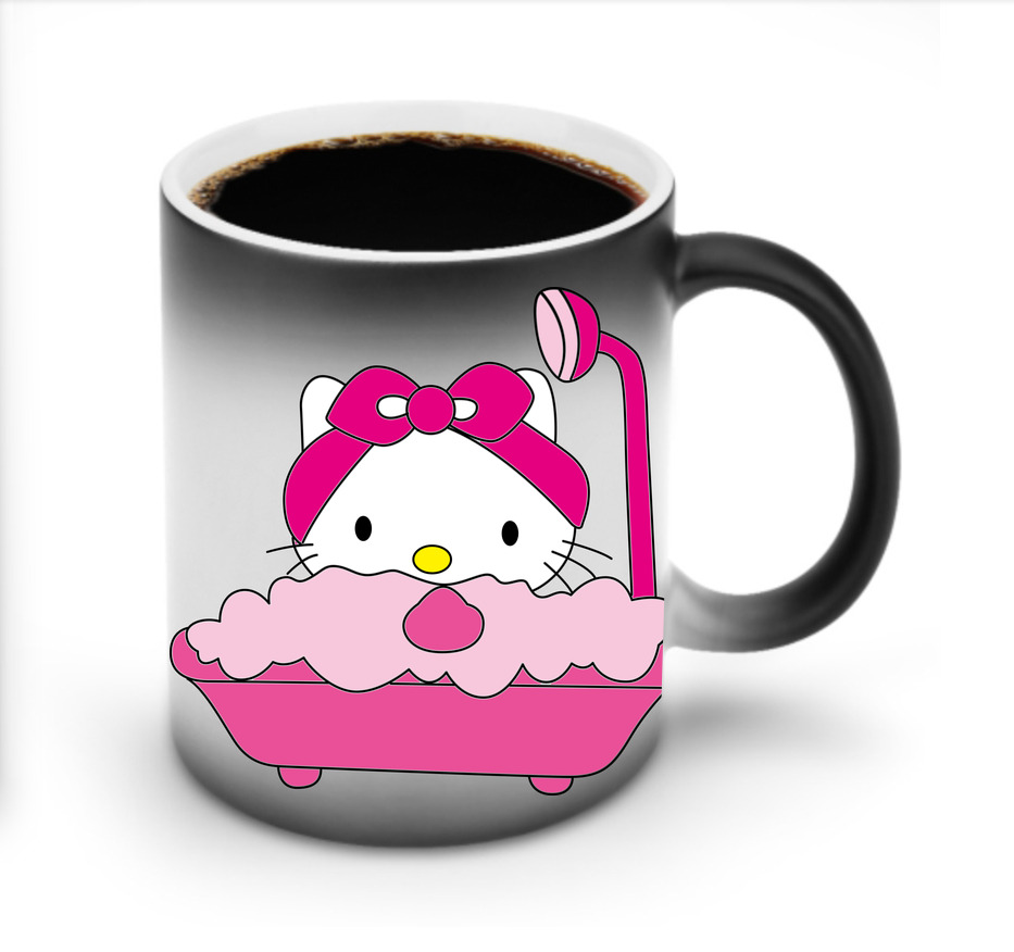 （画像用） Hello Kitty ハローキティ 温度変色マグカップ