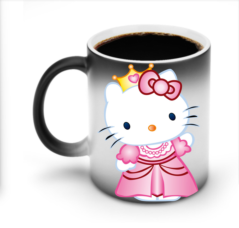 （画像用） Hello Kitty ハローキティ 温度変色マグカップ