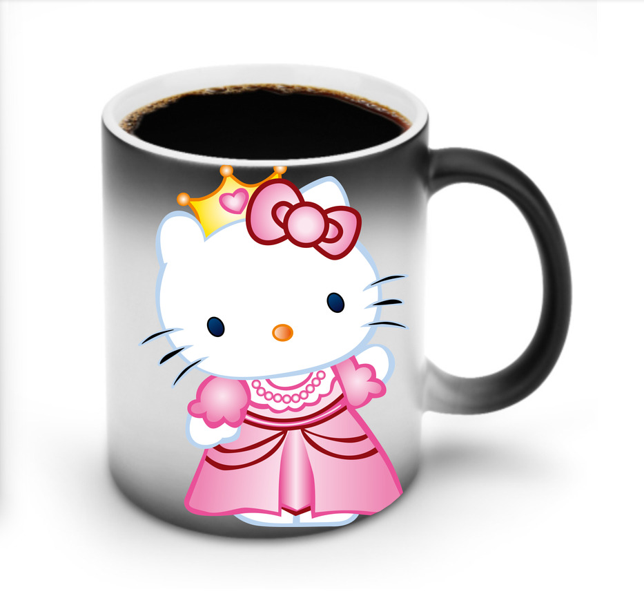 （画像用） Hello Kitty ハローキティ 温度変色マグカップ