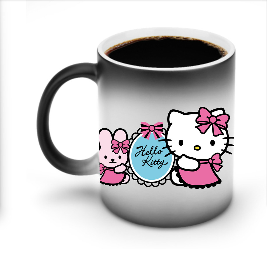 （画像用） Hello Kitty ハローキティ 温度変色マグカップ