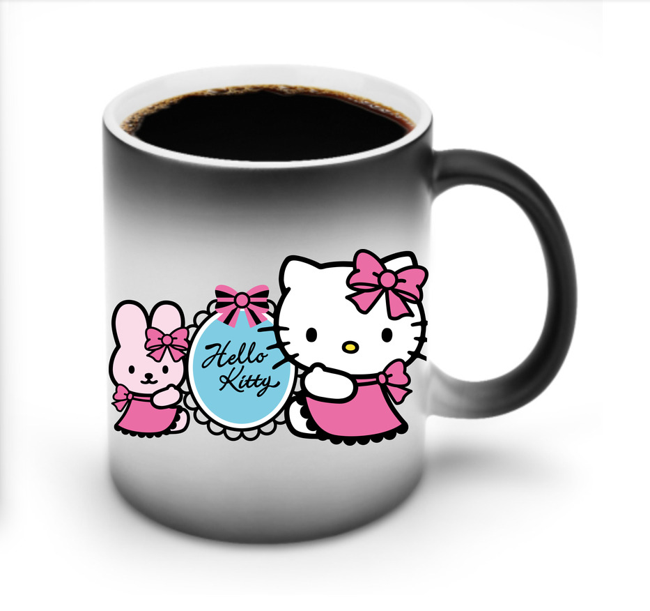 （画像用） Hello Kitty ハローキティ 温度変色マグカップ