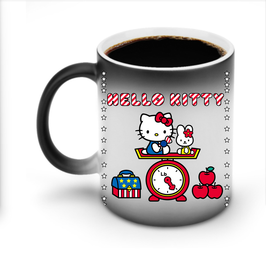 （画像用） Hello Kitty ハローキティ 温度変色マグカップ