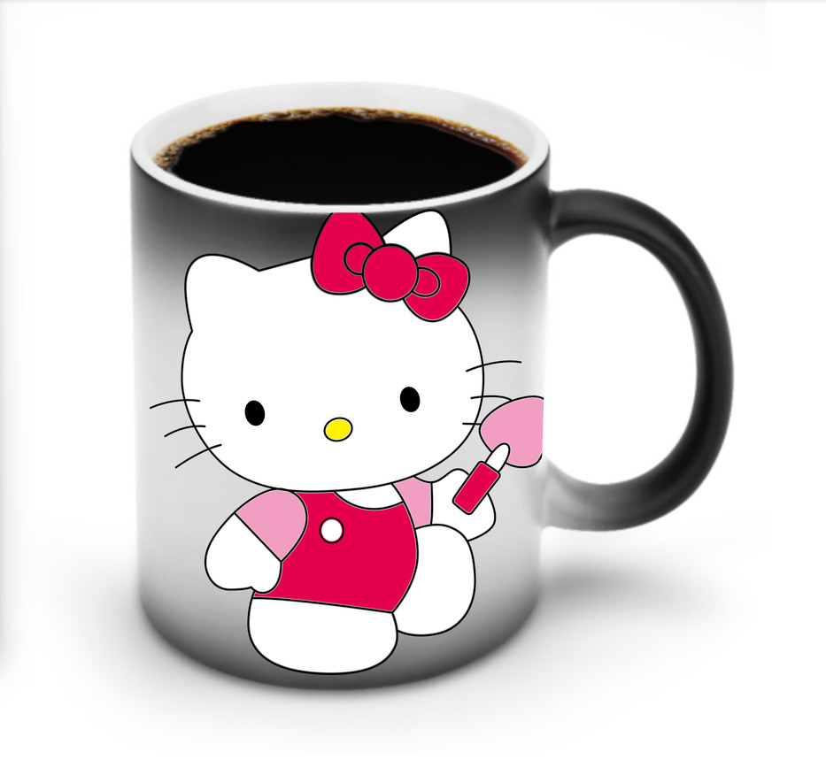 （画像用） Hello Kitty ハローキティ 温度変色マグカップ