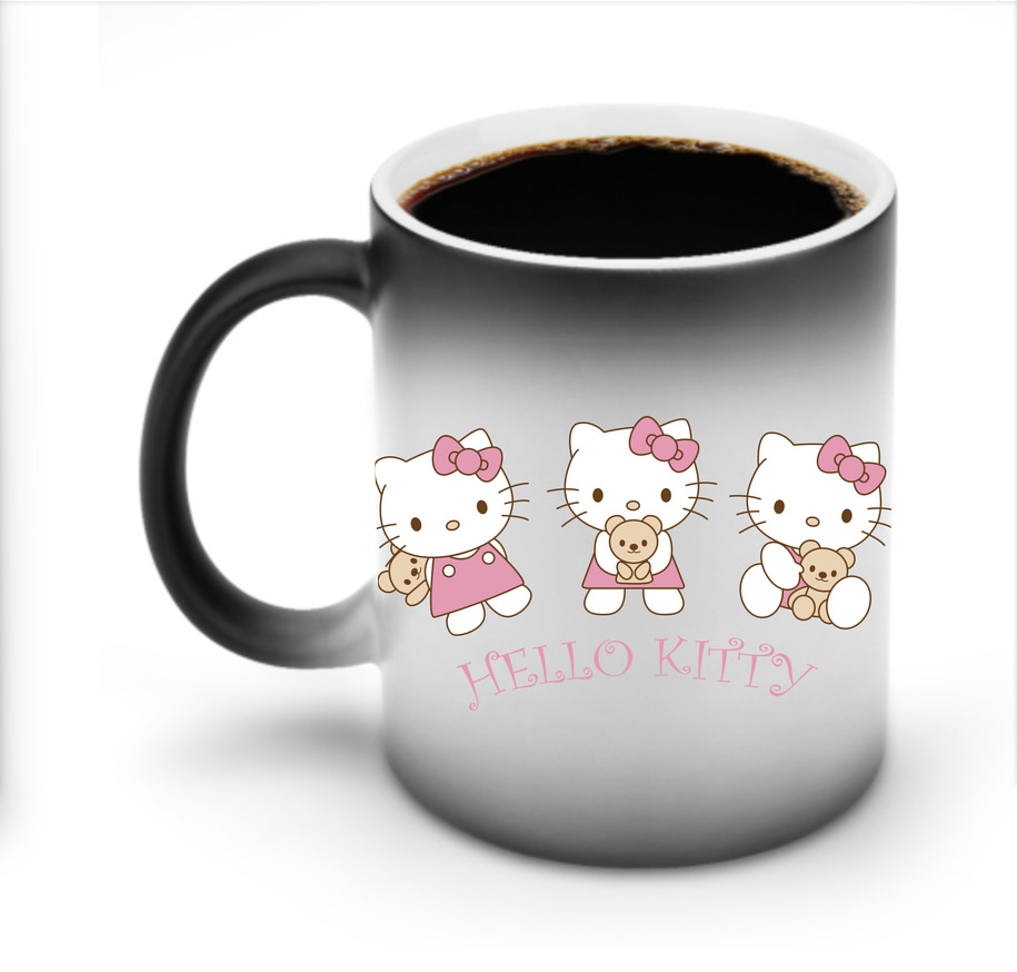 （画像用） Hello Kitty ハローキティ 温度変色マグカップ