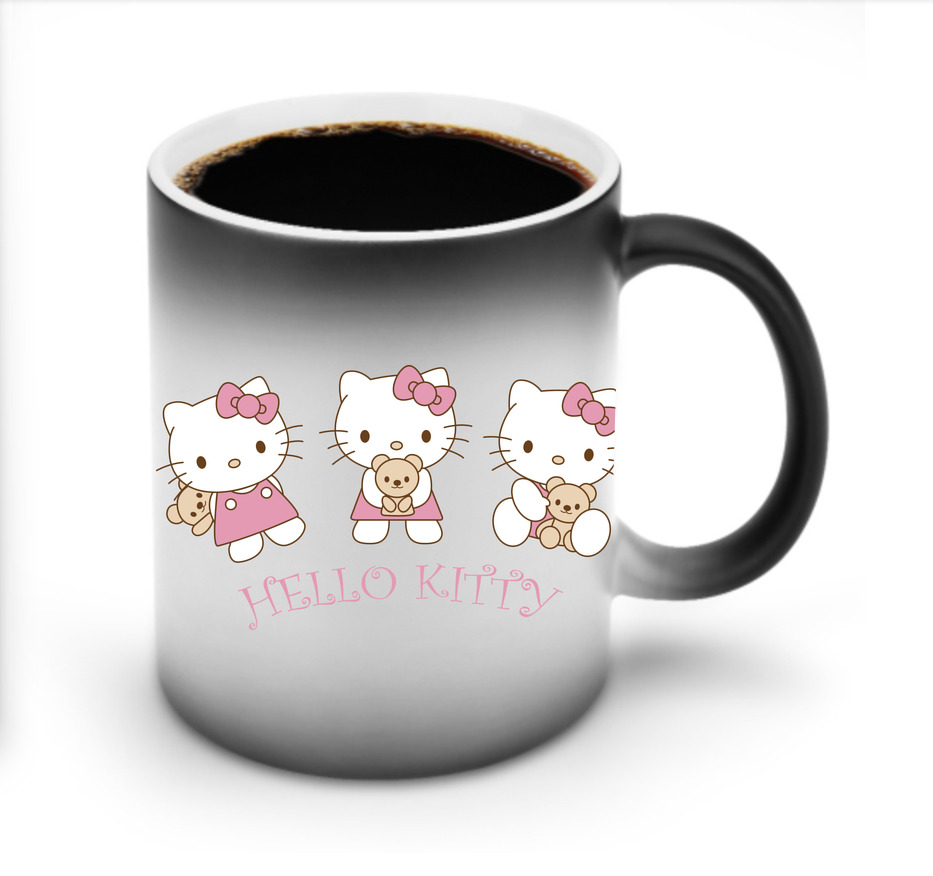 （画像用） Hello Kitty ハローキティ 温度変色マグカップ