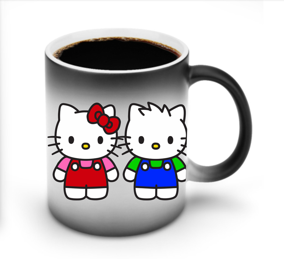（画像用） Hello Kitty ハローキティ 温度変色マグカップ