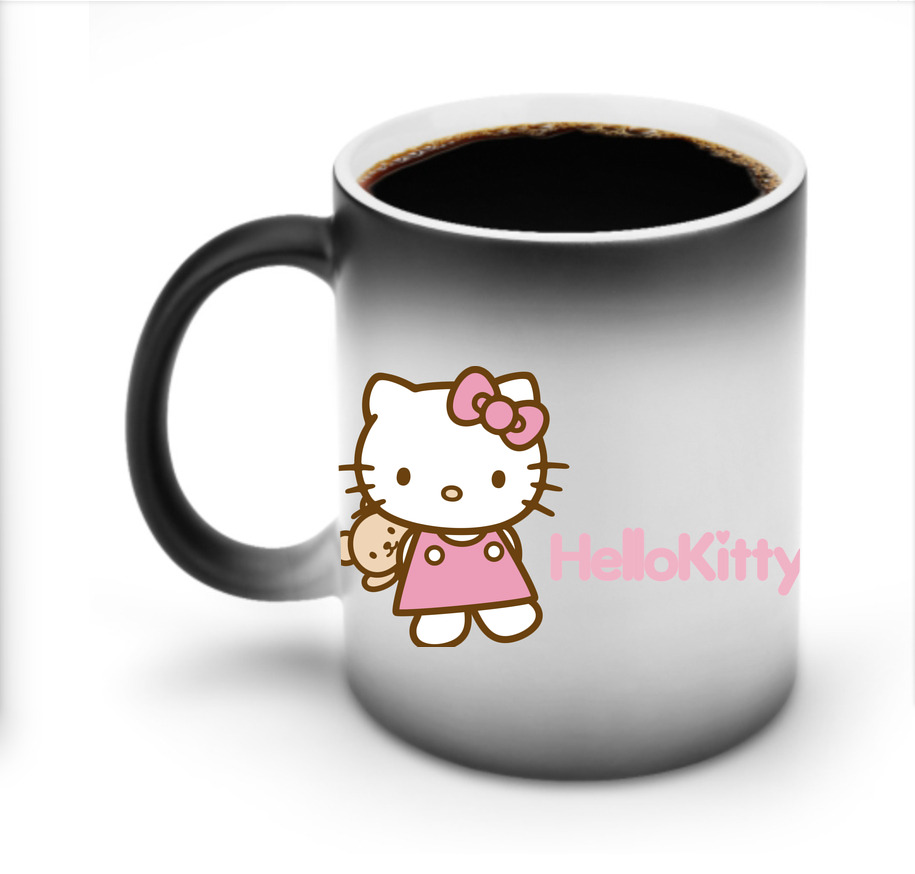 （画像用） Hello Kitty ハローキティ 温度変色マグカップ