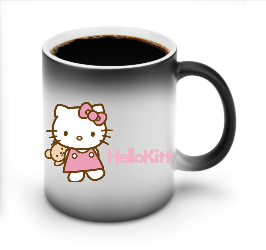 （画像用） Hello Kitty ハローキティ 温度変色マグカップ