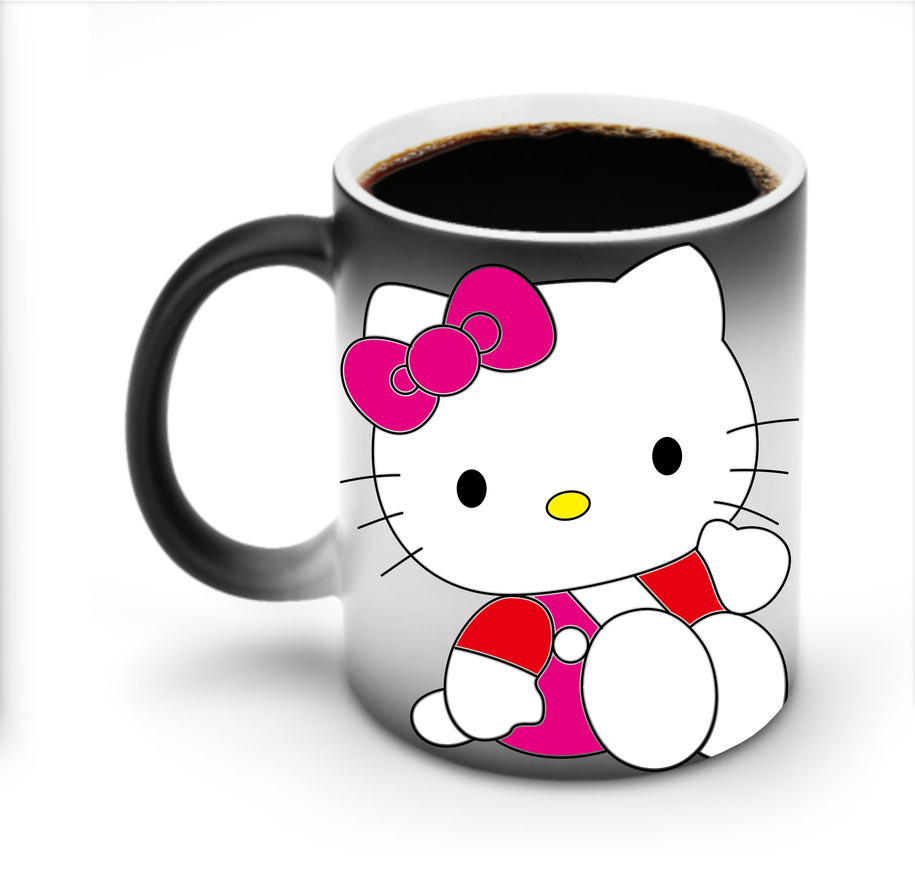 （画像用） Hello Kitty ハローキティ 温度変色マグカップ