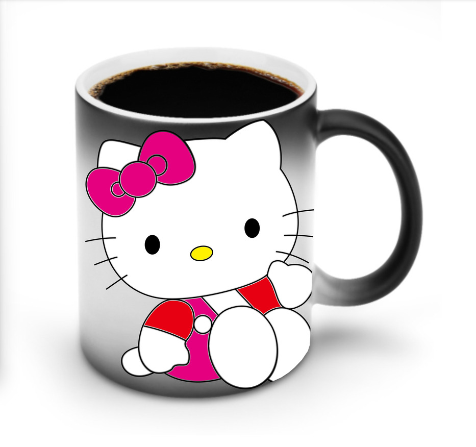 （画像用） Hello Kitty ハローキティ 温度変色マグカップ