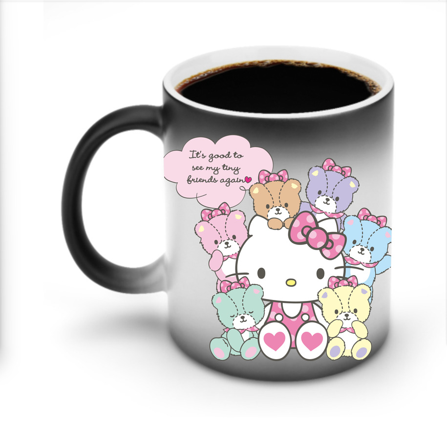 （画像用） Hello Kitty ハローキティ 温度変色マグカップ