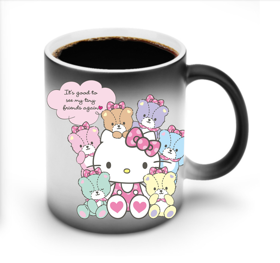 （画像用） Hello Kitty ハローキティ 温度変色マグカップ