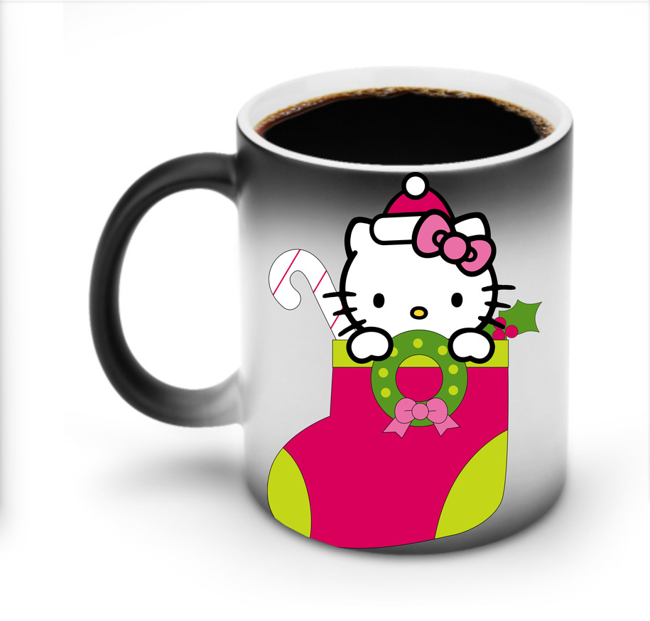 （画像用） Hello Kitty ハローキティ 温度変色マグカップ