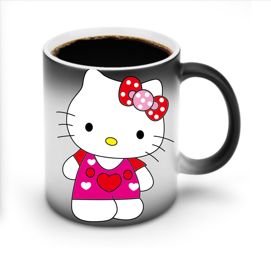 （画像用） Hello Kitty ハローキティ 温度変色マグカップ
