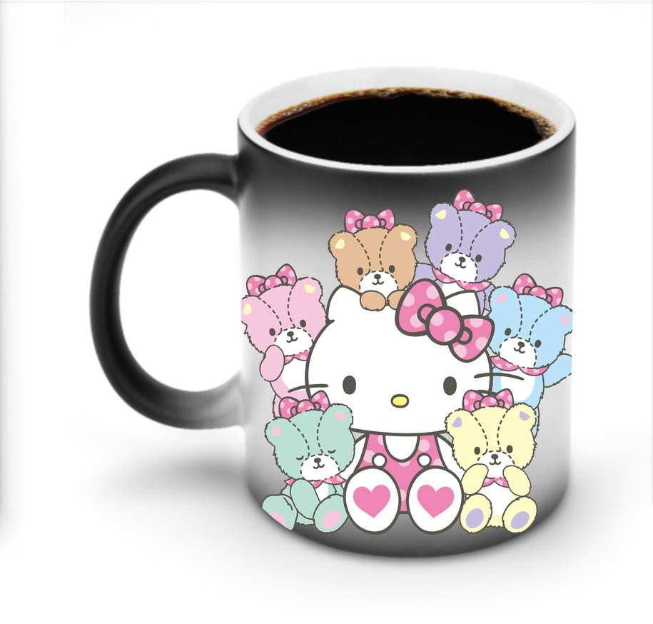（画像用） Hello Kitty ハローキティ 温度変色マグカップ