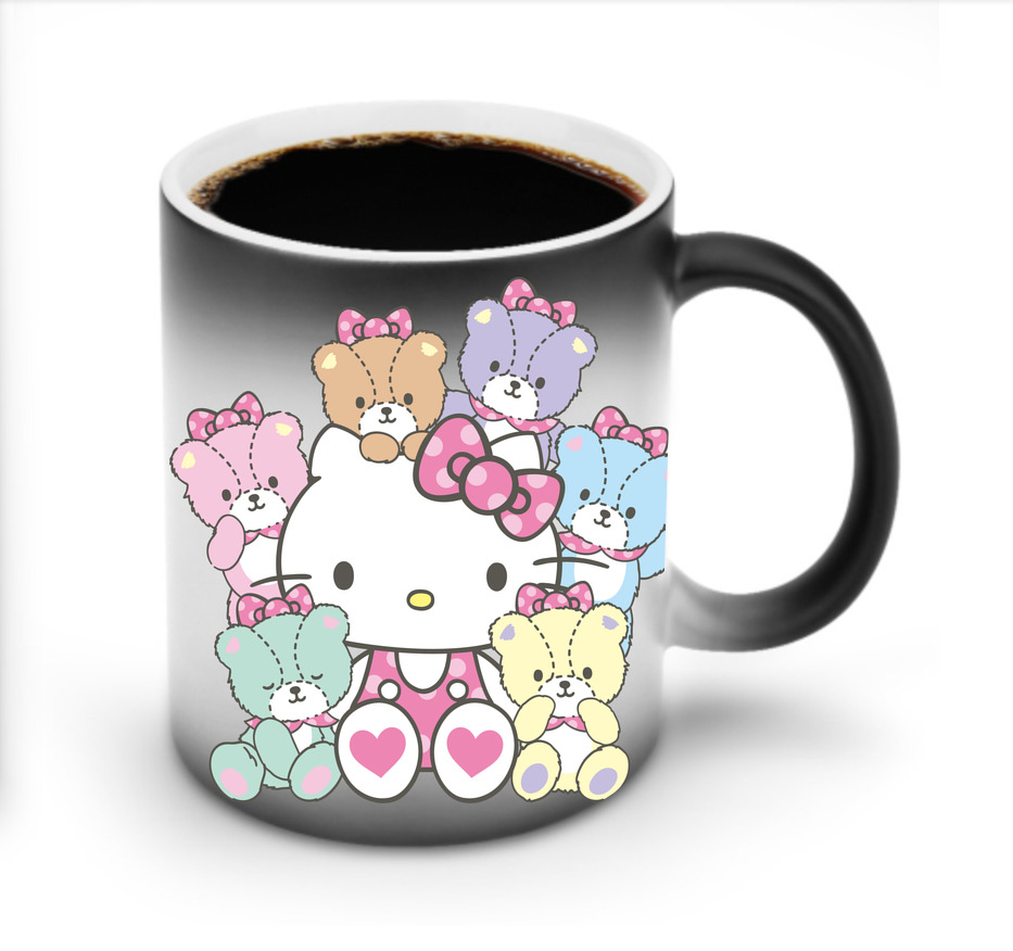 （画像用） Hello Kitty ハローキティ 温度変色マグカップ