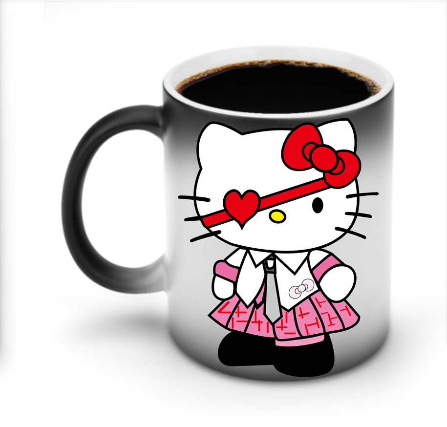 （画像用） Hello Kitty ハローキティ 温度変色マグカップ