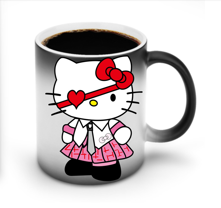 （画像用） Hello Kitty ハローキティ 温度変色マグカップ