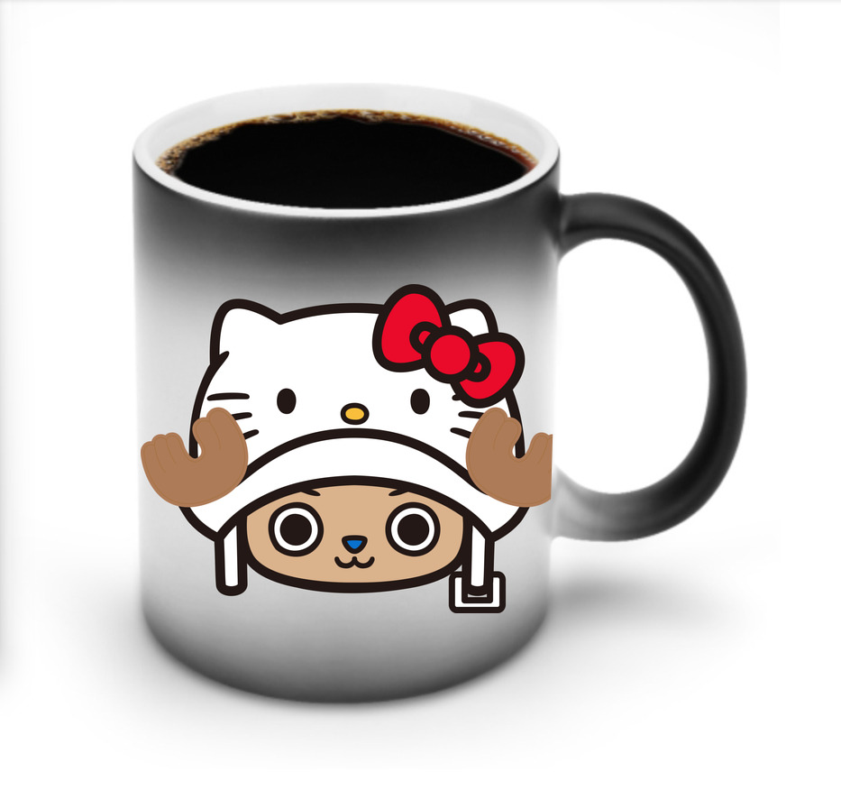 （画像用） Hello Kitty ハローキティ 温度変色マグカップ