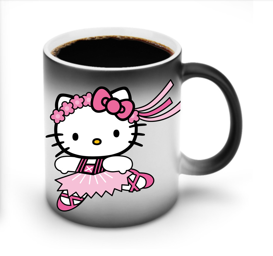 （画像用） Hello Kitty ハローキティ 温度変色マグカップ