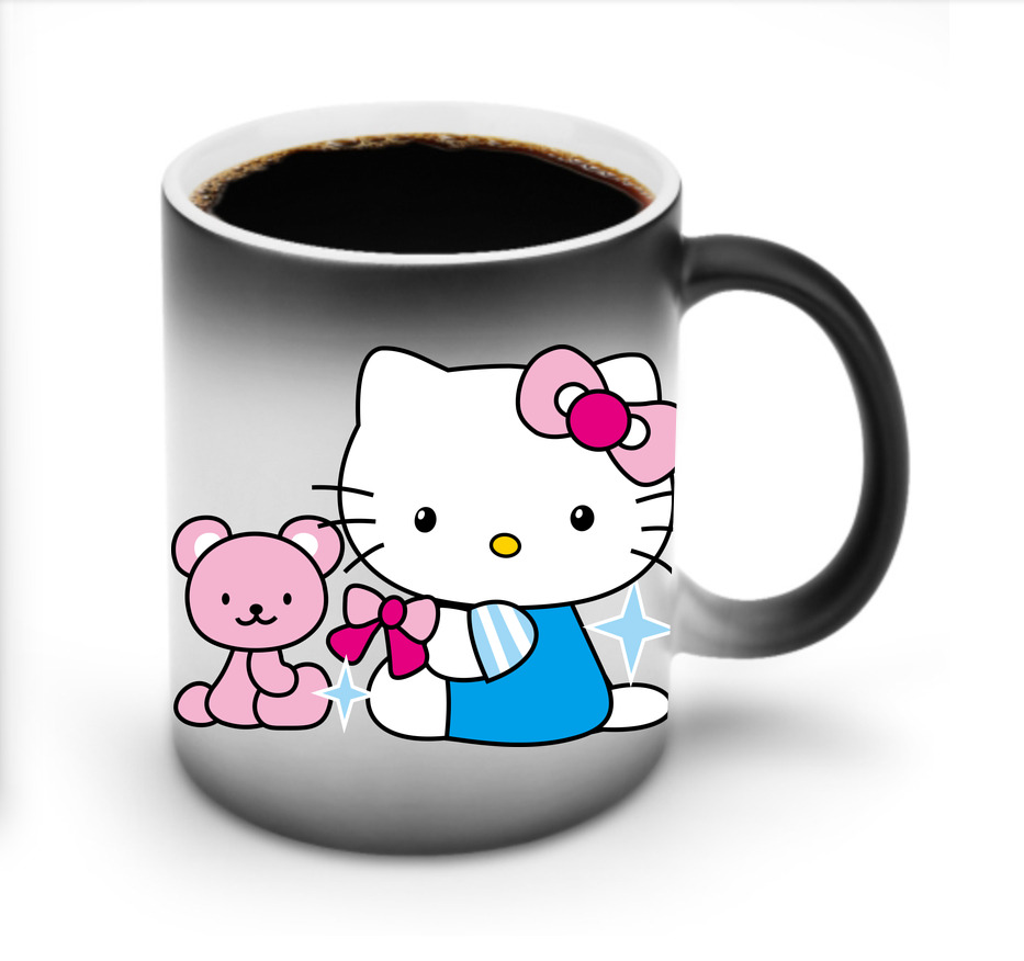 （画像用） Hello Kitty ハローキティ 温度変色マグカップ