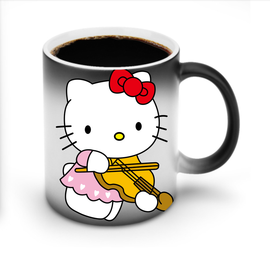 （画像用） Hello Kitty ハローキティ 温度変色マグカップ