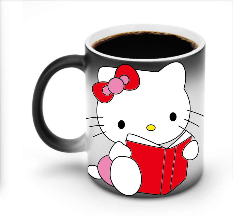 （画像用） Hello Kitty ハローキティ 温度変色マグカップ