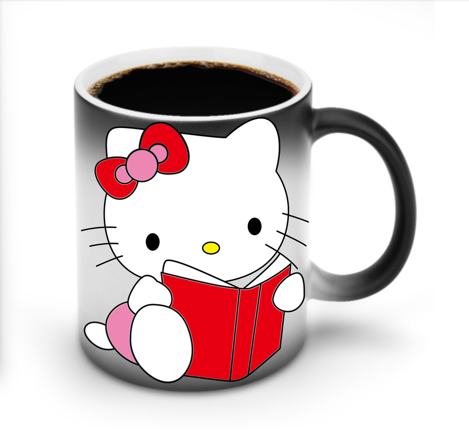 （画像用） Hello Kitty ハローキティ 温度変色マグカップ