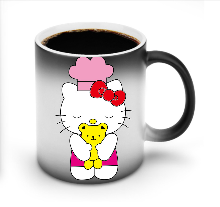 （画像用） Hello Kitty ハローキティ 温度変色マグカップ